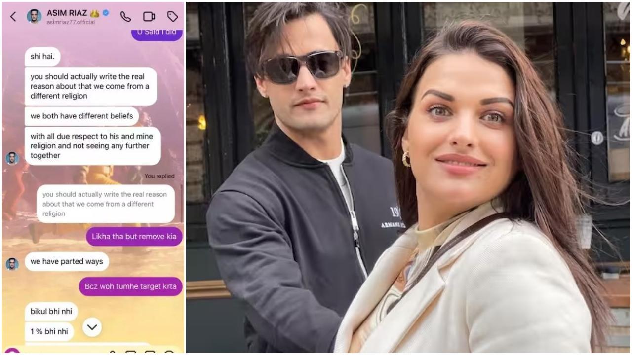 Asim Riaz and Himanshi Khurana