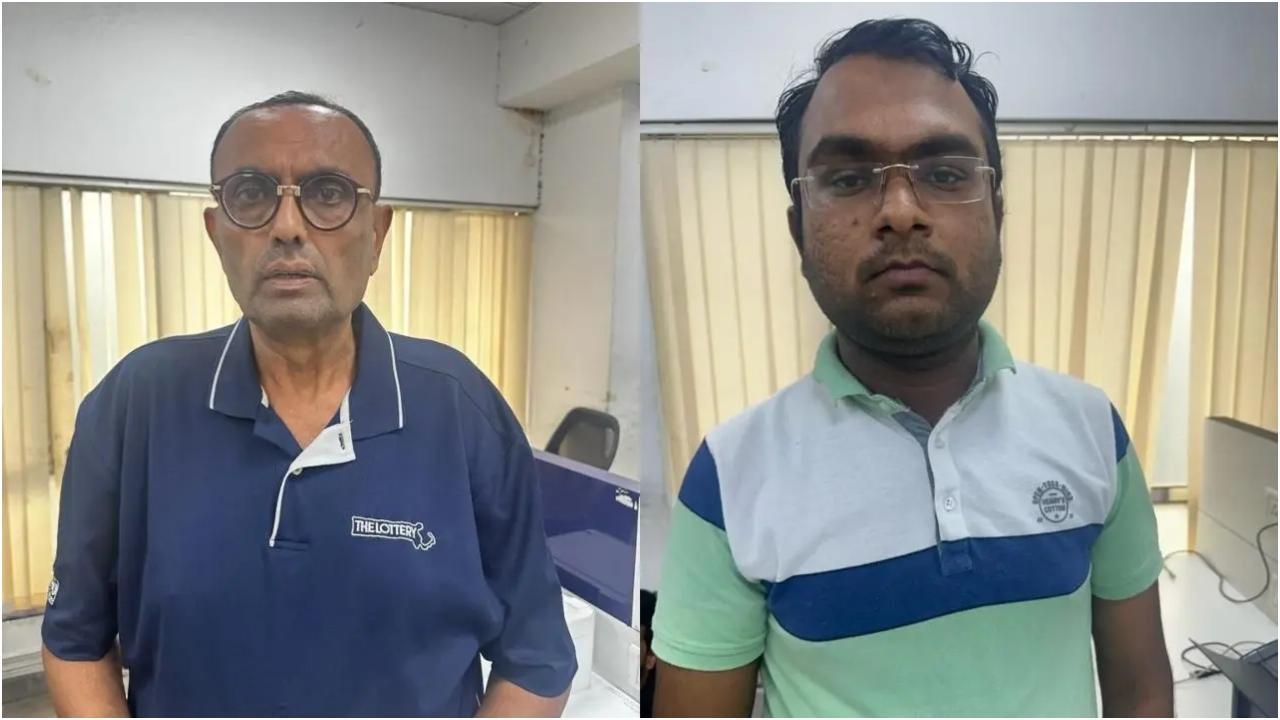सुशील मोदी (बाएं) और संकेत चव्हाण (दाएं)