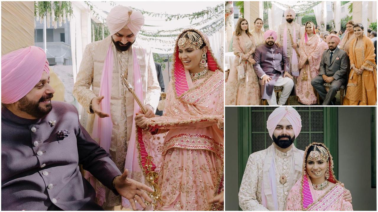 Navjot Singh Sidhu son wedding Photos
