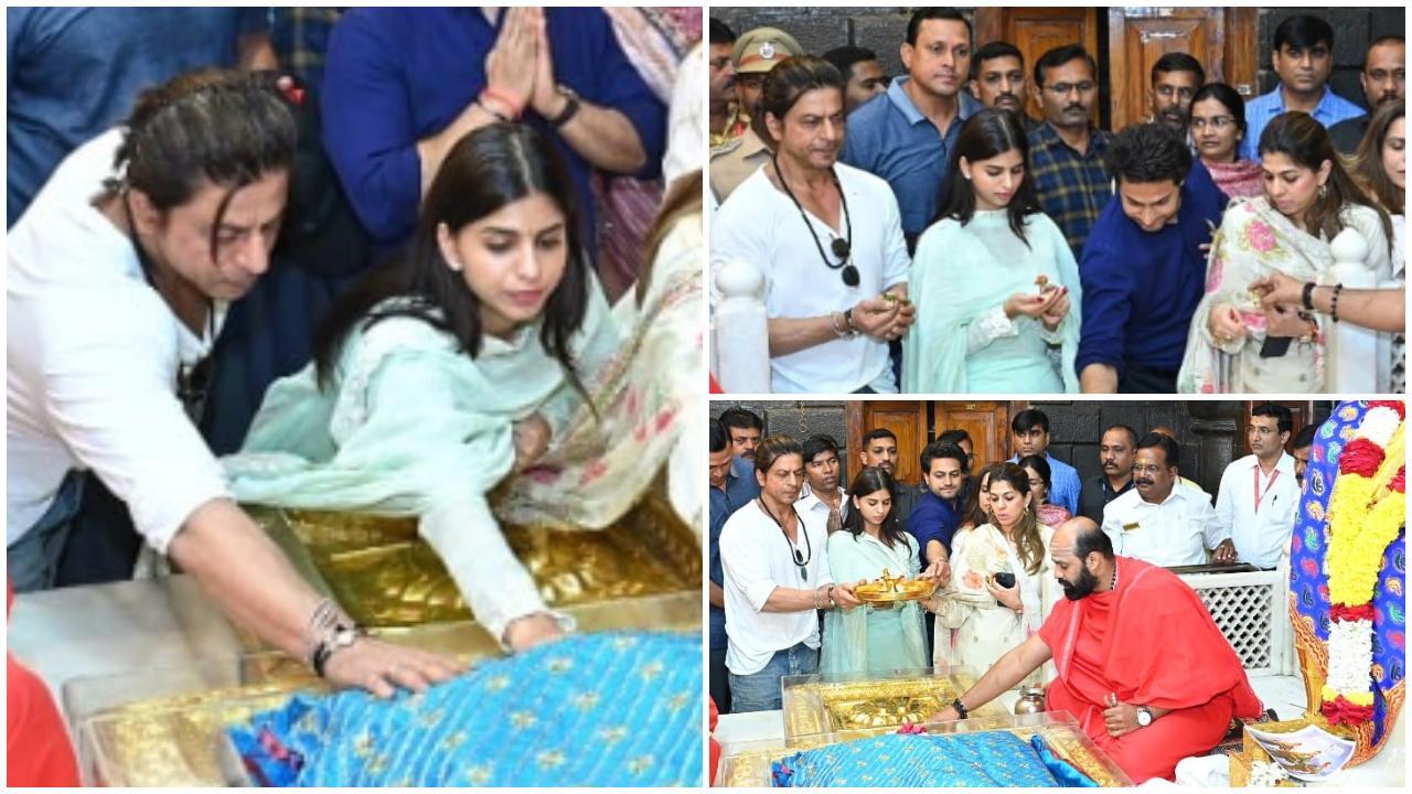 Shah Rukh Khan Visits Shirdi Sai Baba Temple