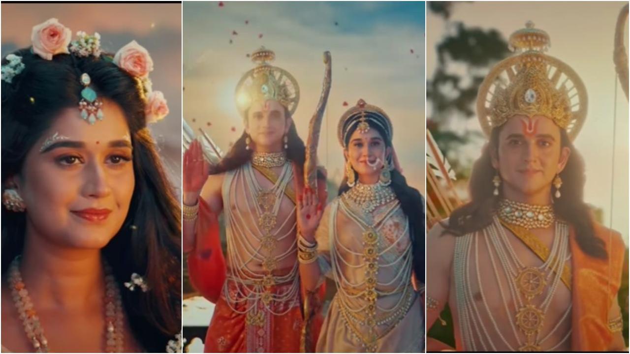 राम सीता के रूप में सुजय रेऊ और प्राची बंसल