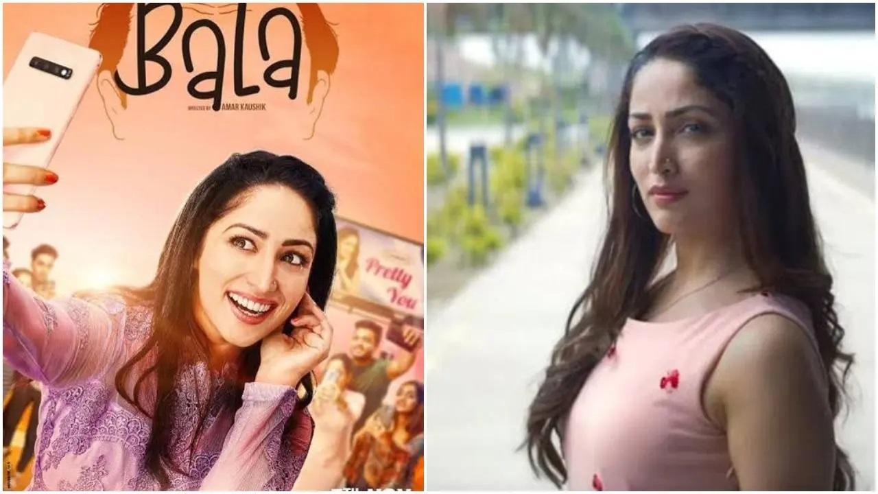 बाला के दृश्यों में यामी गौतम