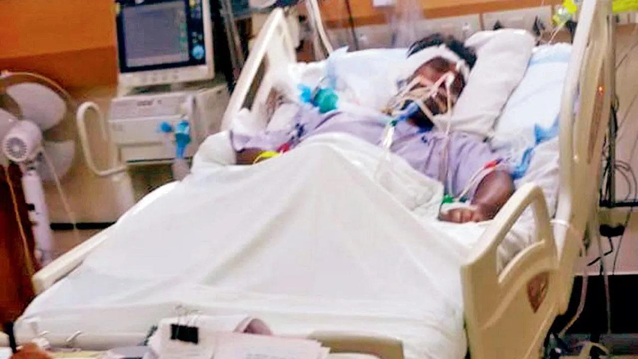 साहिल जाधव, फोर्टिस अस्पताल में भर्ती पुलिस कांस्टेबल का बेटा.