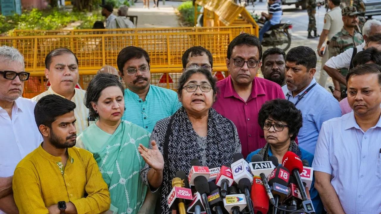 टीएमसी सांसद डेरेक ओ`ब्रायन, मोहम्मद नदीमुल हक, डोला सेन, साकेत गोखले और सागरिका घोष, विधायक विवेक गुप्ता, पूर्व सांसद अर्पिता घोष, शांतनु सेन और अबीर रंजन विश्वास और पार्टी की छात्र शाखा पश्चिम बंगाल के उपाध्यक्ष सुदीप राहा को हिरासत में लिया गया.