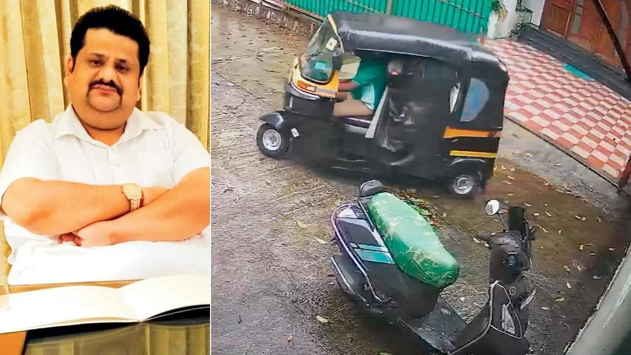 पीड़ितों को नशीला पदार्थ खिलाकर लोनावाला के विला से ऑटो में भागते आरोपी का सीसीटीवी फुटेज; (बाएं) धोखेबाज `दूल्हा` मोहित चड्ढा.