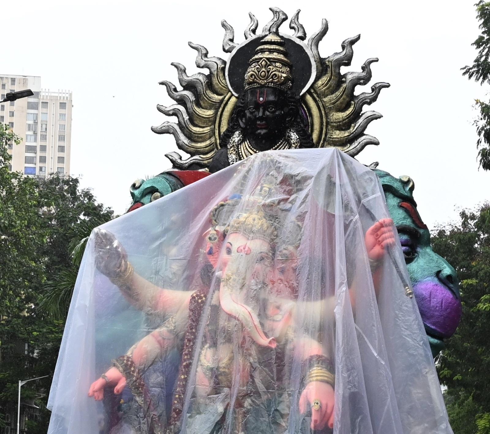 काला चौकी के गणेश जी की पहली झलक...