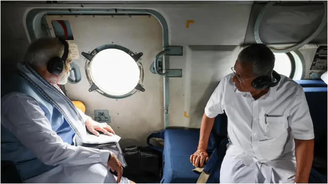 प्रधानमंत्री मोदी ने किया हवाई सर्वेक्षण