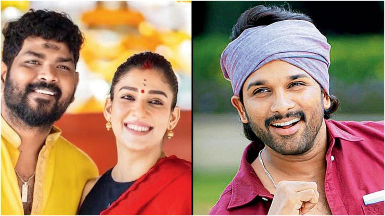 Vignesh Shivan-Nayanthara and Allu Arjun (file photo)