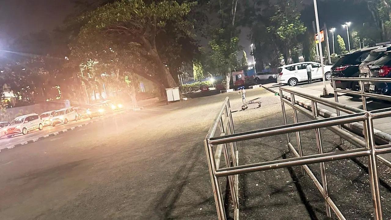 पीड़िता ने ट्वीट की पार्किंग की तस्वीरें