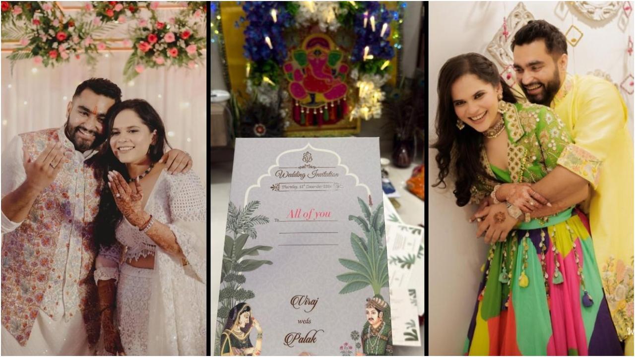 विराज घेलानी और पलक खिमावत शादी के बंधन में बंधेंगे. (फोटो: सेलेब्स सोशल मीडिया)