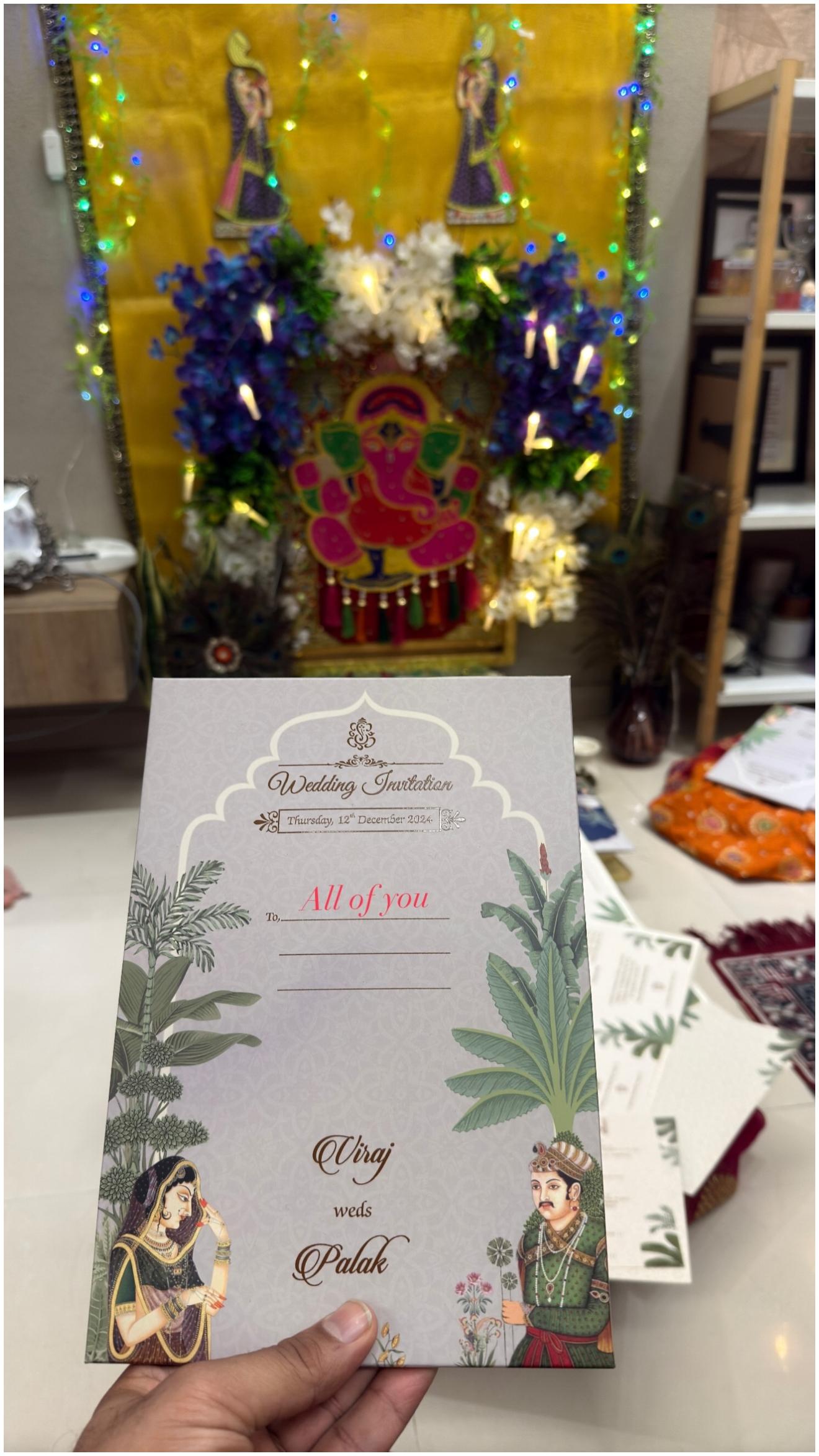 कुछ समय पहले विराज ने अपनी शादी के निमंत्रण कार्ड की कहानी साझा की थी और उस पर लिखा था `आप सभी आमंत्रित हैं`.