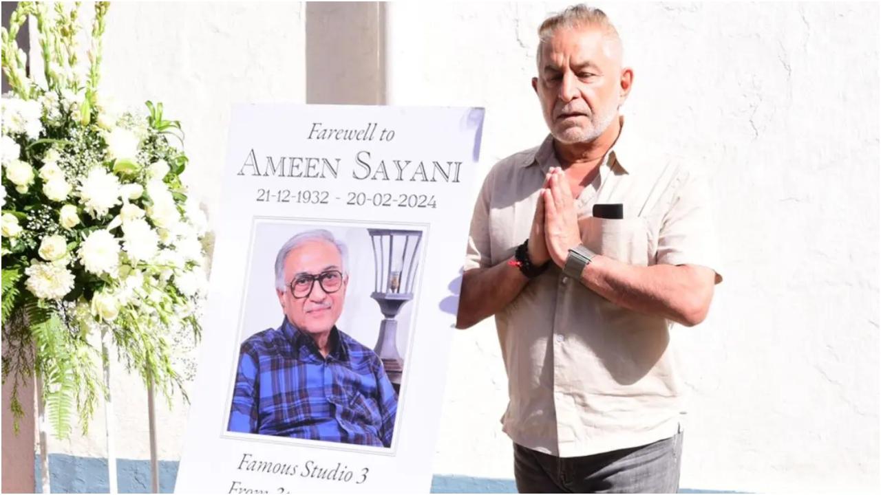 बॉलीवुड अभिनेता दलीप ताहिल को दिवंगत सयानी को अंतिम विदाई देते हुए देखा गया.