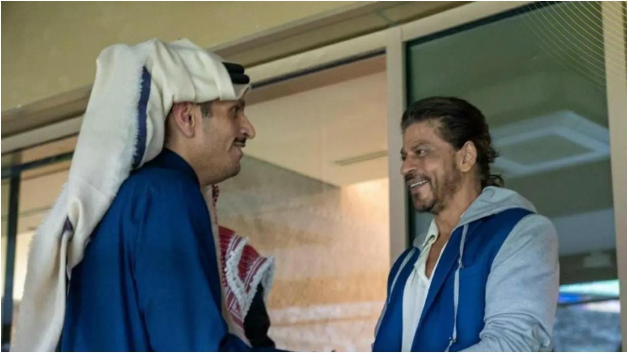 कतर के पीएम के साथ शाहरुख खान