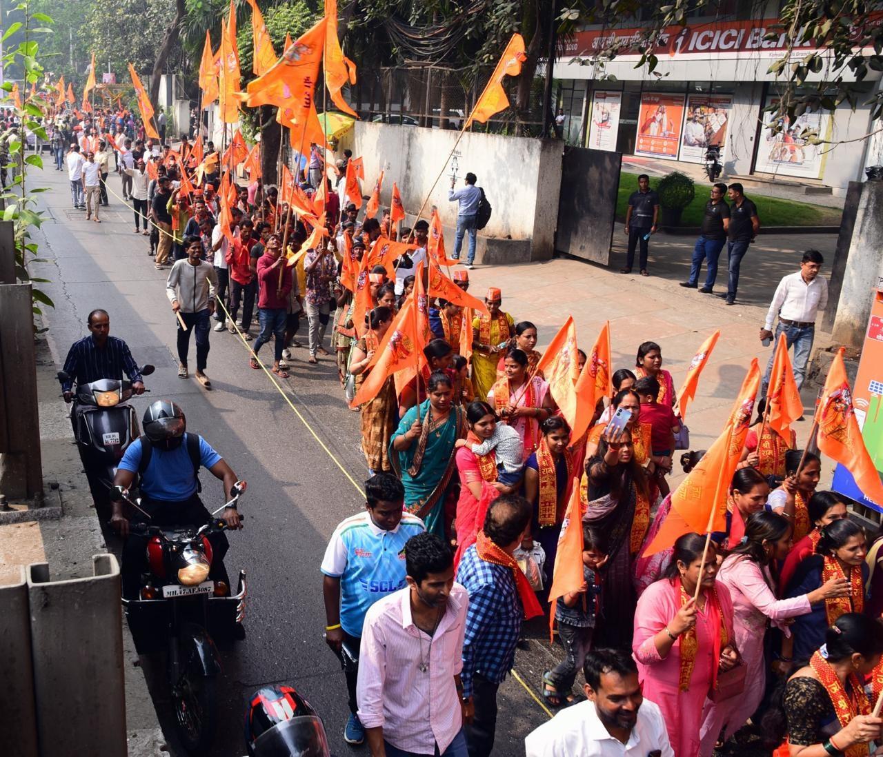 20 जनवरी, 2024 को आयोजित रैली का उद्देश्य भगवान राम के प्रति गहरी भक्ति प्रदर्शित करना था. 