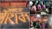 जय श्री राम के नारों के साथ ओम साई पदयात्रा मंडल ने मूर्ति की प्राण प्रतिष्ठा का जश्न उल्लास के साथ मनाया.