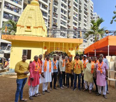नवकार सिटी फेज 1 गार्डन में रह रहे निवासियों ने इस समारोह के साथ मौहोल को राममय कर दिया. 