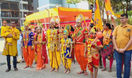 रविवार सुबह से ही नवकार सिटी फेज 1 गार्डन में रह रहे राम भक्तों के लिए विशेष आयोजन किया गया हैं. 