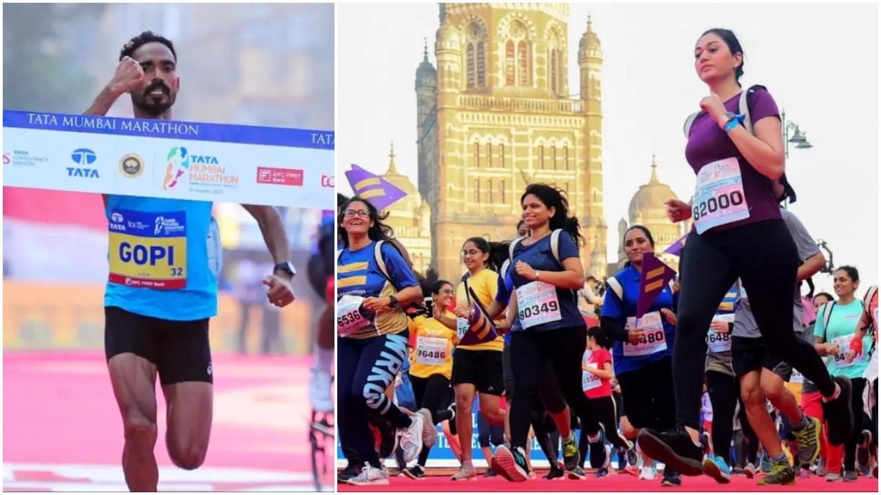 टाटा मुंबई मैराथन (टीएमएम) में 56,000 से ज्यादा पार्टिसिपेंट्स भाग लेने के लिए उत्साहित है. (फोटो सौजन्य: एएफपी)