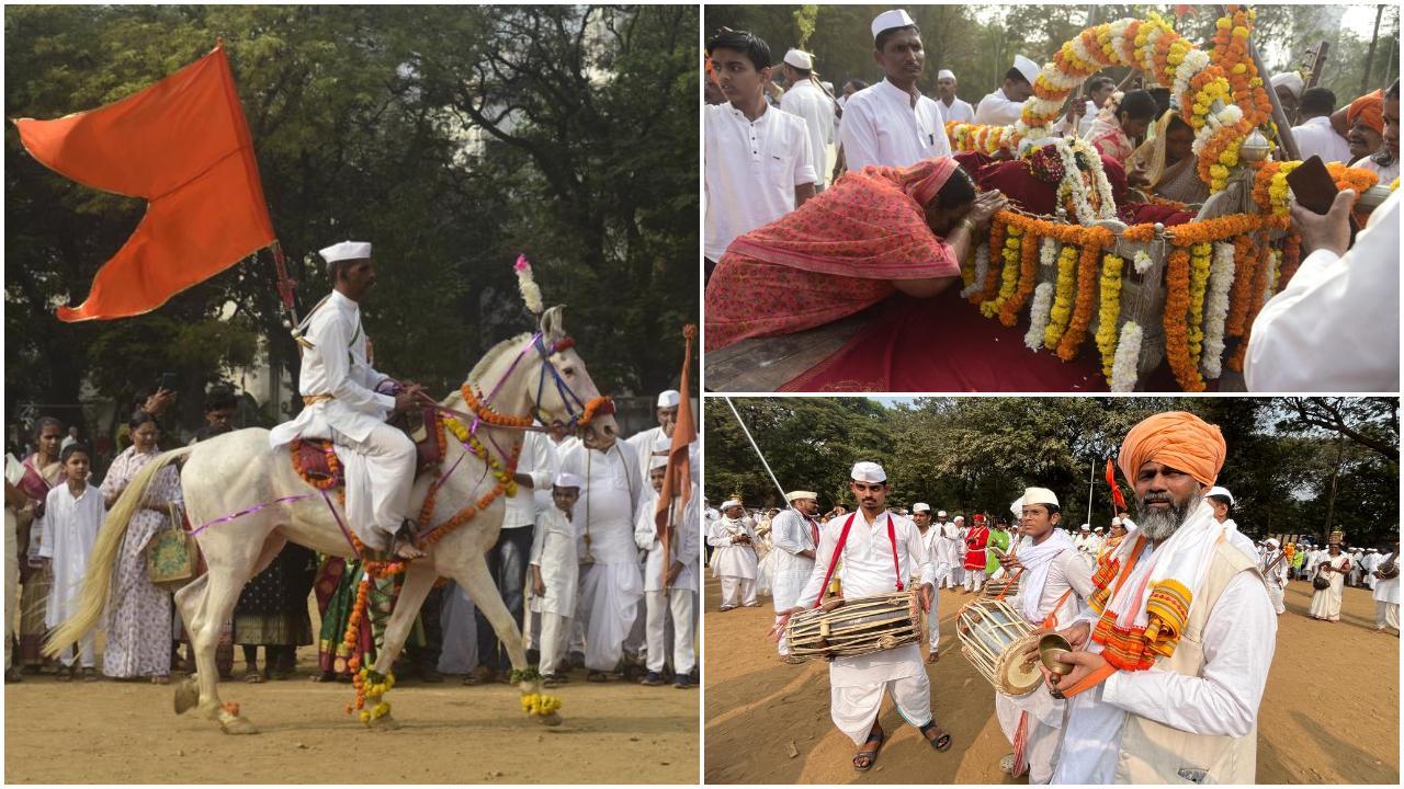 वारकरी समुदाय ने वडाला स्थित विट्ठल मंदिर से इस दिंडी की शुरुआत की. (Photographer - Atul Kamble)