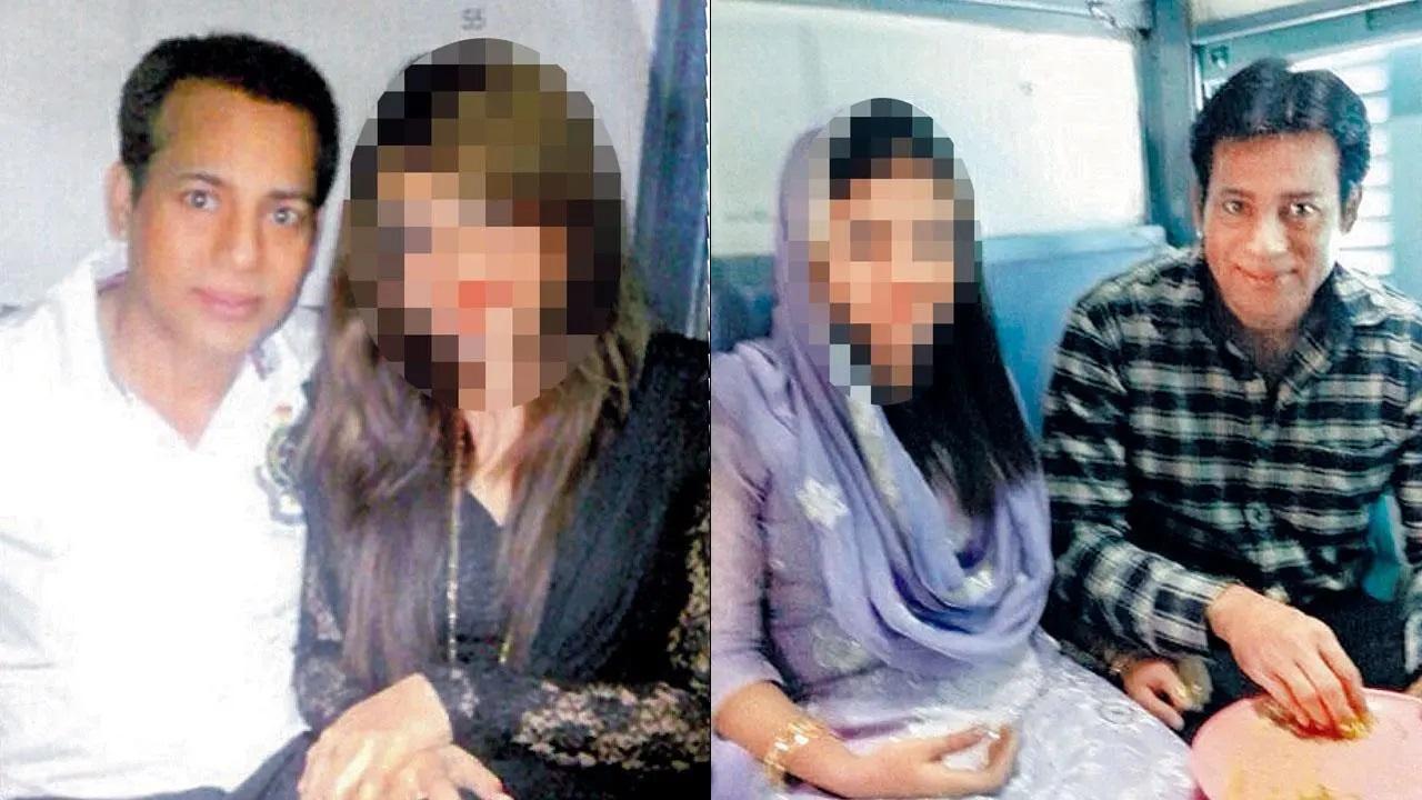 गैंगस्टर अबू सलेम और महिला की तस्वीरें, जो सात साल पहले इसी अखबार ने एक्सक्लूसिव तौर पर छापी थीं
