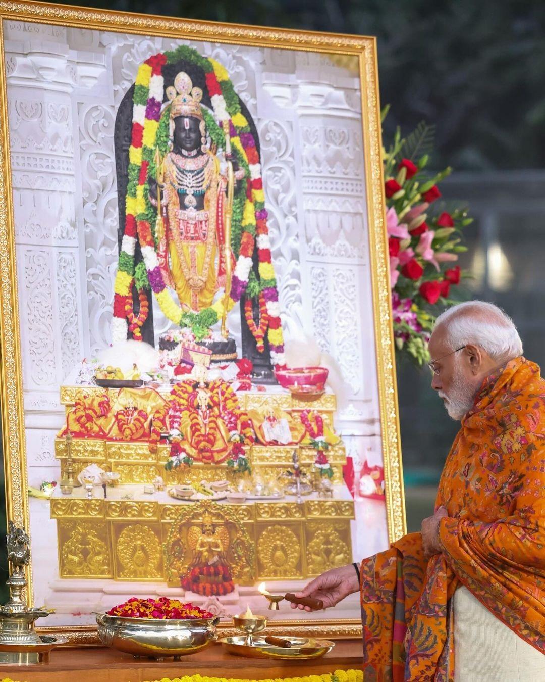 रामलला के प्रति पीएम मोदी का प्यार और आस्था वाकई देते बनती है. पीएम मोदी ने 11 दिनों का व्रत किया.