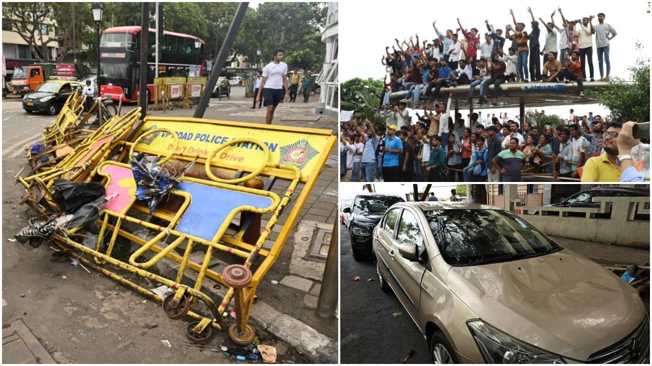 टीम इंडिया की जीत की परेड बस के एनसीपीए से वानखेड़े स्टेडियम तक गई थी. इस दौरान कई जगहों पर अफरा-तफरी का माहौल बन गया था. Reported by: Rajendra Aklekar, Sameer Surve and Faizan Khan