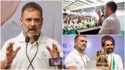 गुजरात कांग्रेस कार्यालय पर हुए हमले की राहुल गांधी ने कड़ी निंदा की और भाजपा पर निशाना साधा. (तस्वीरें/पीटीआई)