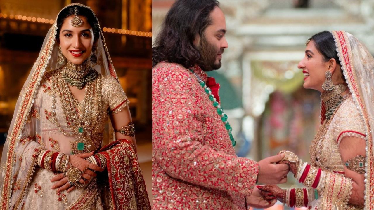 शादी के बाद अनंत अंबानी और राधिका मर्चेंट. (फोटो-इंस्टाग्राम)