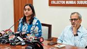 रविवार को बांद्रा स्थित कलेक्टर कार्यालय में रिटर्निंग ऑफिसर वंदना सूर्यवंशी. Pic/Nimesh Dave
