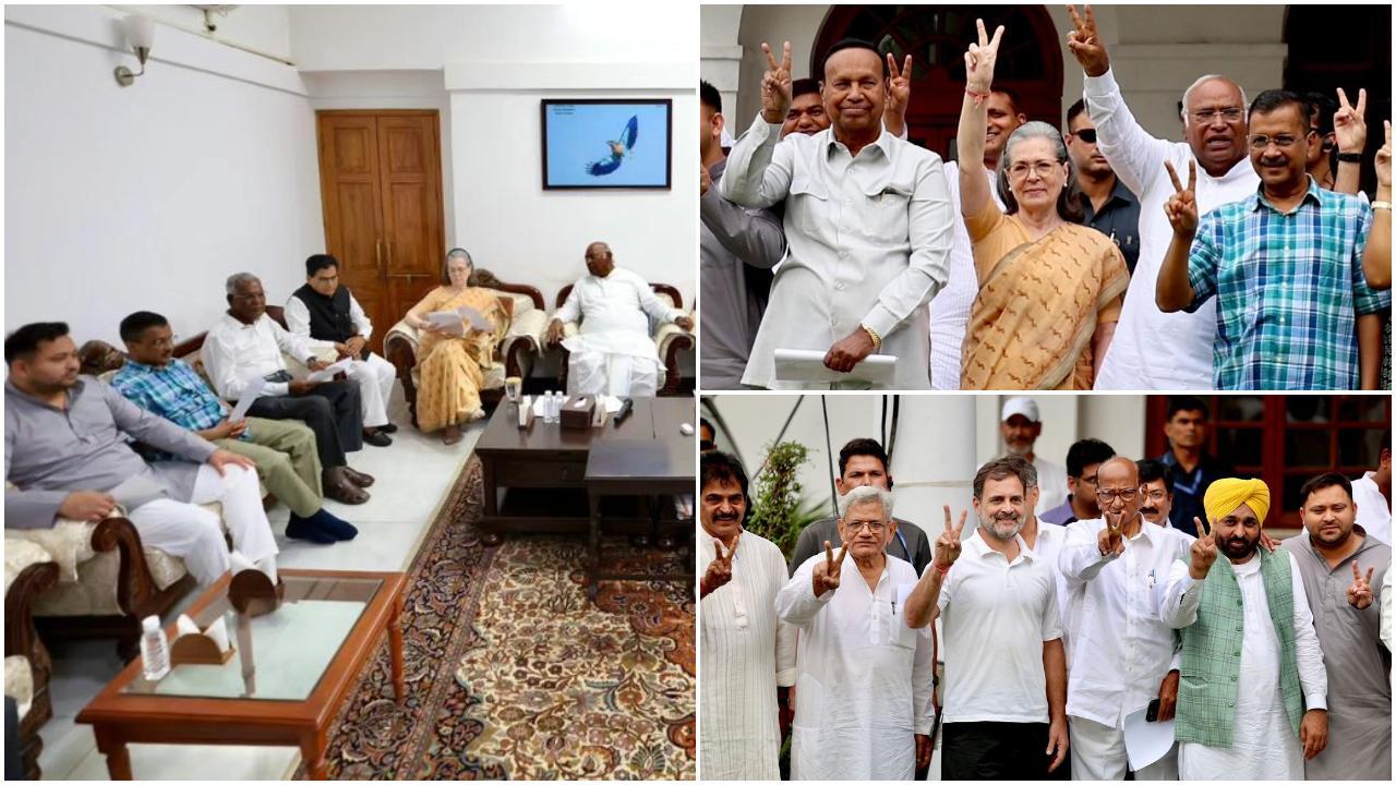 2 जून यानी रविवार को तिहाड़ जेल में सरेंडर करने से पहले आम आदमी पार्टी के मुखिया और दिल्ली सीएम अरविंद केजरीवाल भी मीटिंग में शामिल होते दिखाई दिए. 