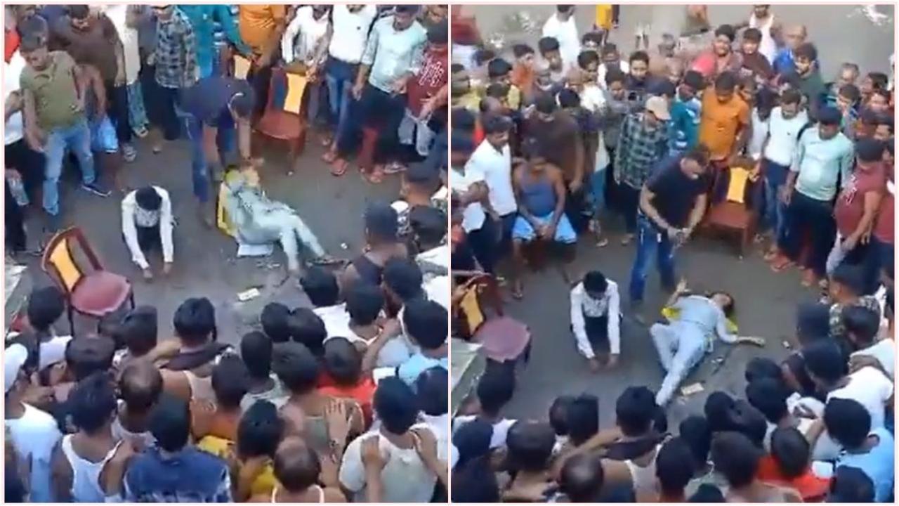 एक वायरल वीडियो से लिया गया स्क्रीनशॉट