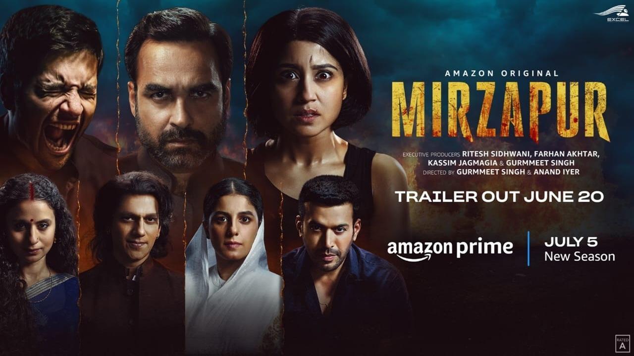मिर्जापुर सीजन 3 का पोस्टर
