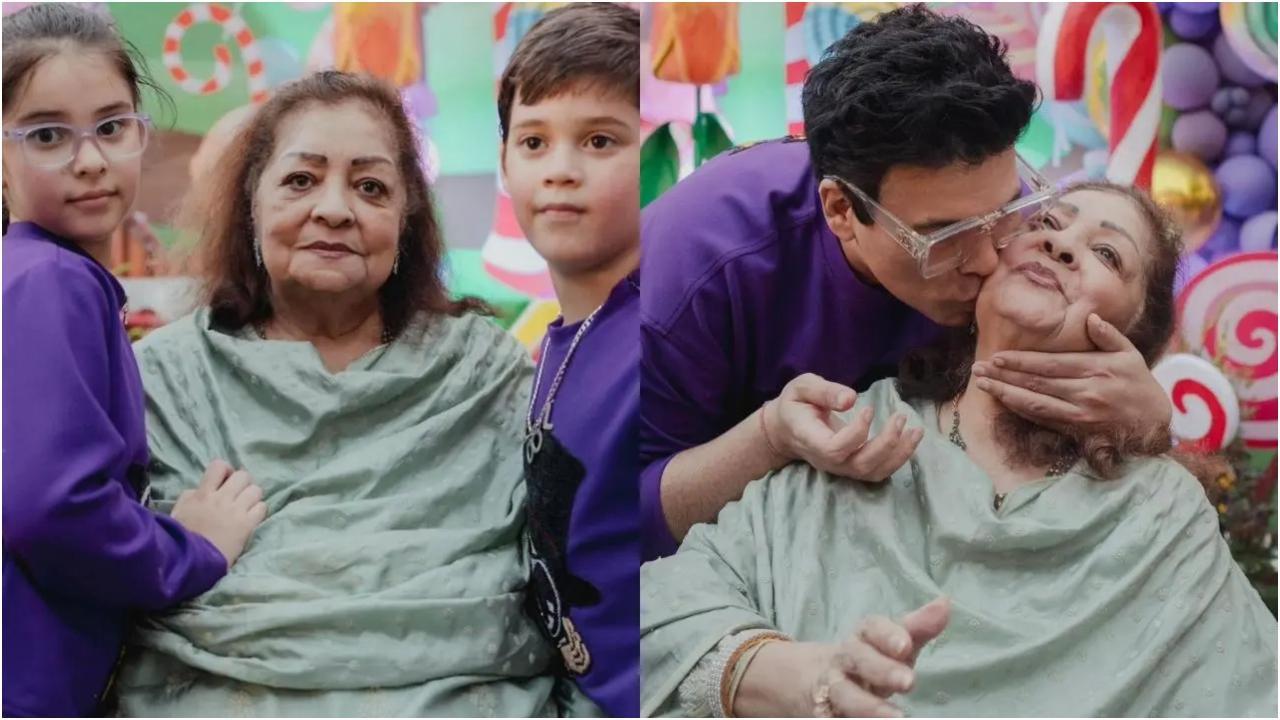 करण जौहर की अपनी माँ के लिए शुभकामनाएँ