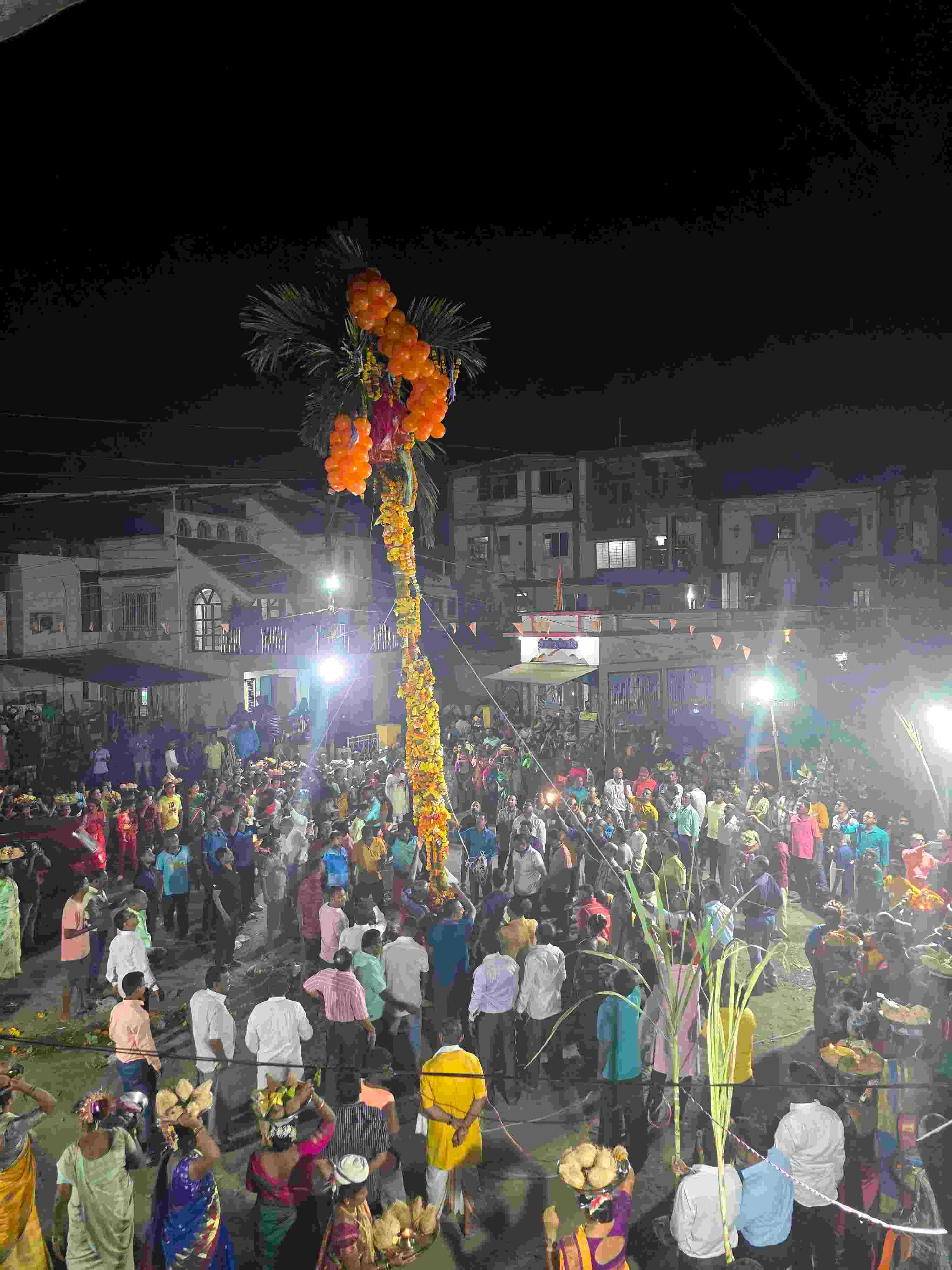 कोळी समाज होलिका जलाने से पहले अरंडी, आम और जामुन के पेड़ों की शाखाओं को जलाकर अग्नि की पूजा करते है.