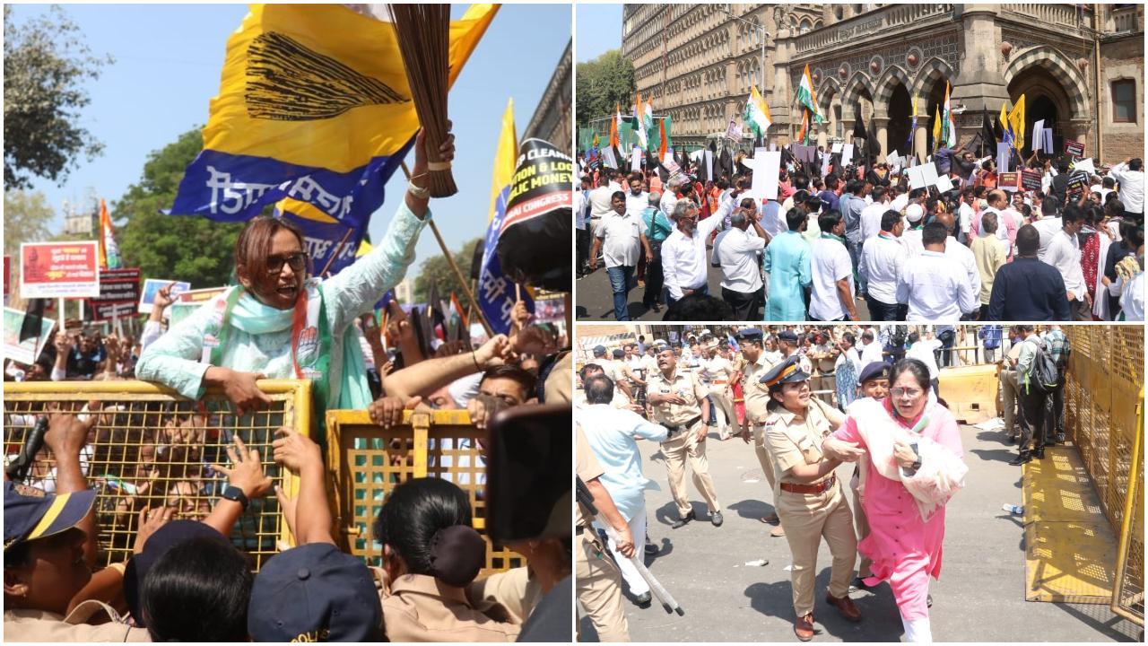 बीएमसी ने स्वच्छ मुंबई प्रबोधन योजना को खत्म करने का फैसला किया है और हजारों गरीब स्वयंसेवकों की जगह एक ठेकेदार को ले लिया है. Pic/Sayyed Sameer Abedi