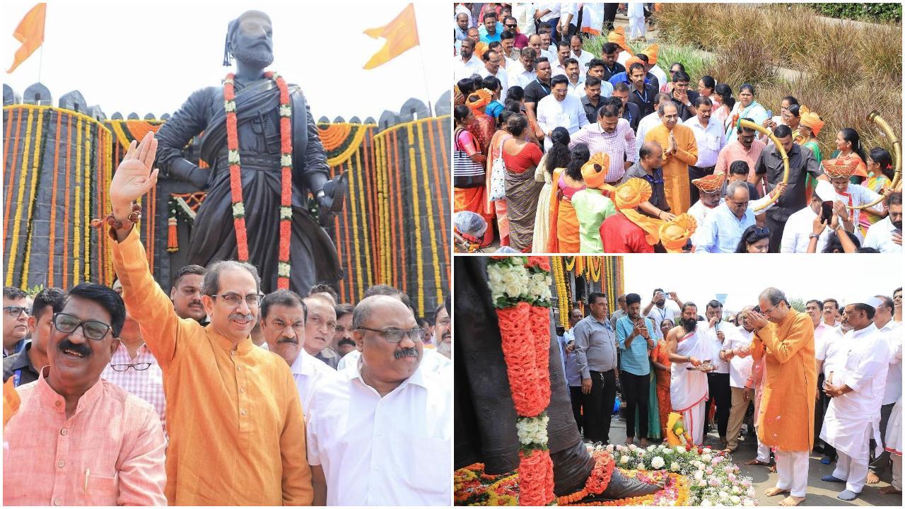 मुंबई के छत्रपति शिवाजी महाराज अंतर्राष्ट्रीय हवाईअड्डे पर शिवसेना (UBT) पार्टी की तरफ से एक कार्यक्रम का आयोजन किया गया था.