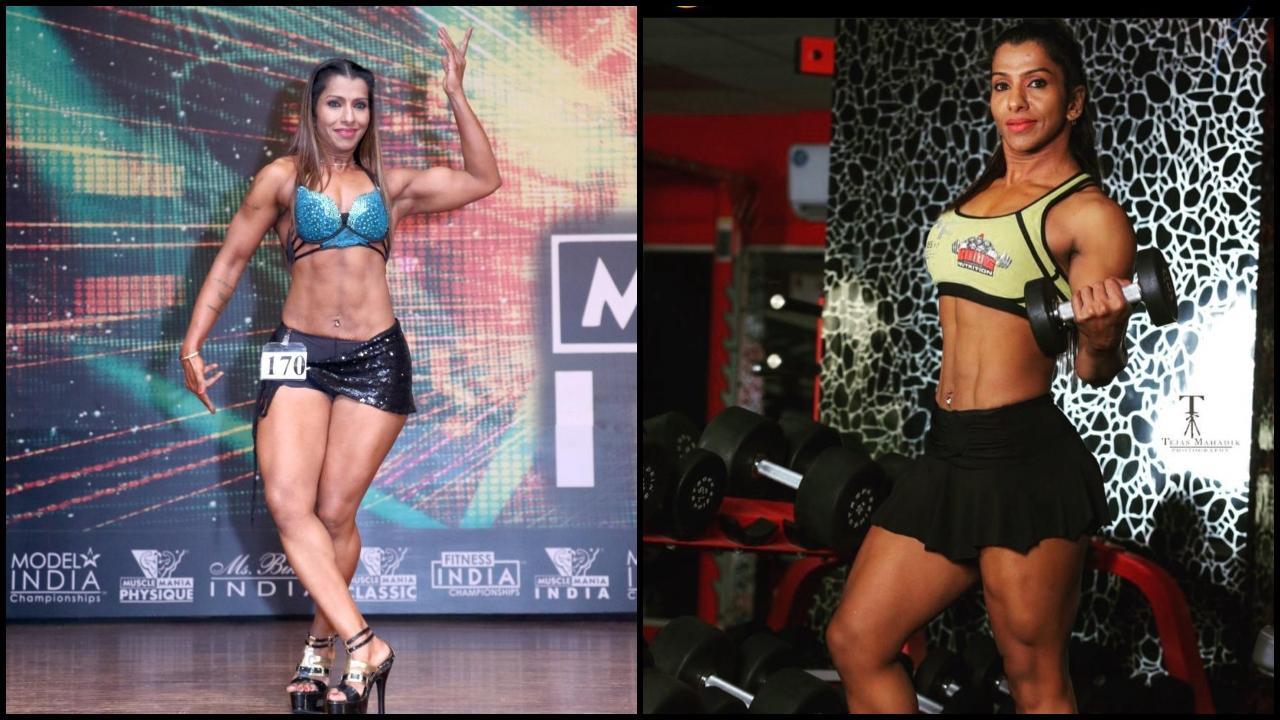 बॉडी बिल्डर और फिटनेस प्रजेंटर जानवी पांडव. (इंस्टाग्राम/@janvipandav_ifbbpro)