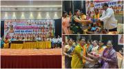 उल्हासनगर में विश्व महिला दिवस के मौके पर `शक्ति वंदन अभियान` कार्यक्रम में महिलाओं की बढ़ी संख्या देखी गई.