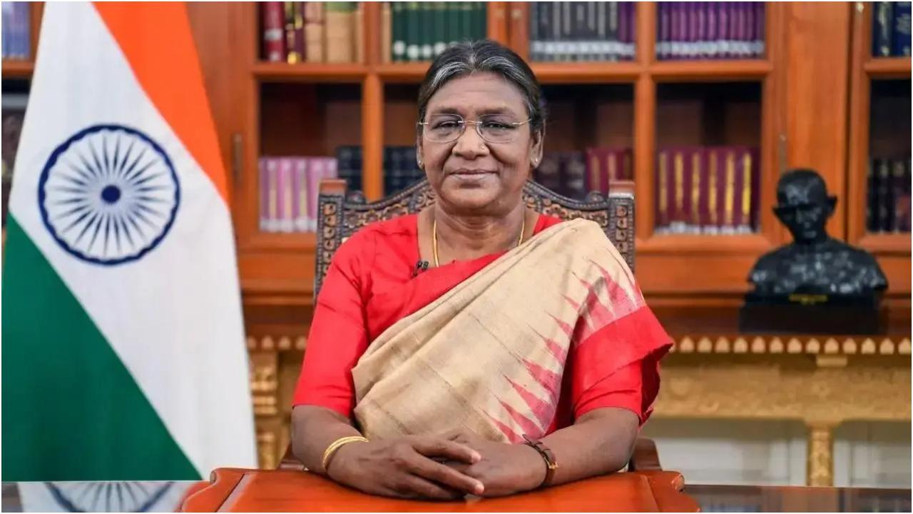 राष्ट्रपति द्रौपदी मुर्मू. फ़ाइल चित्र