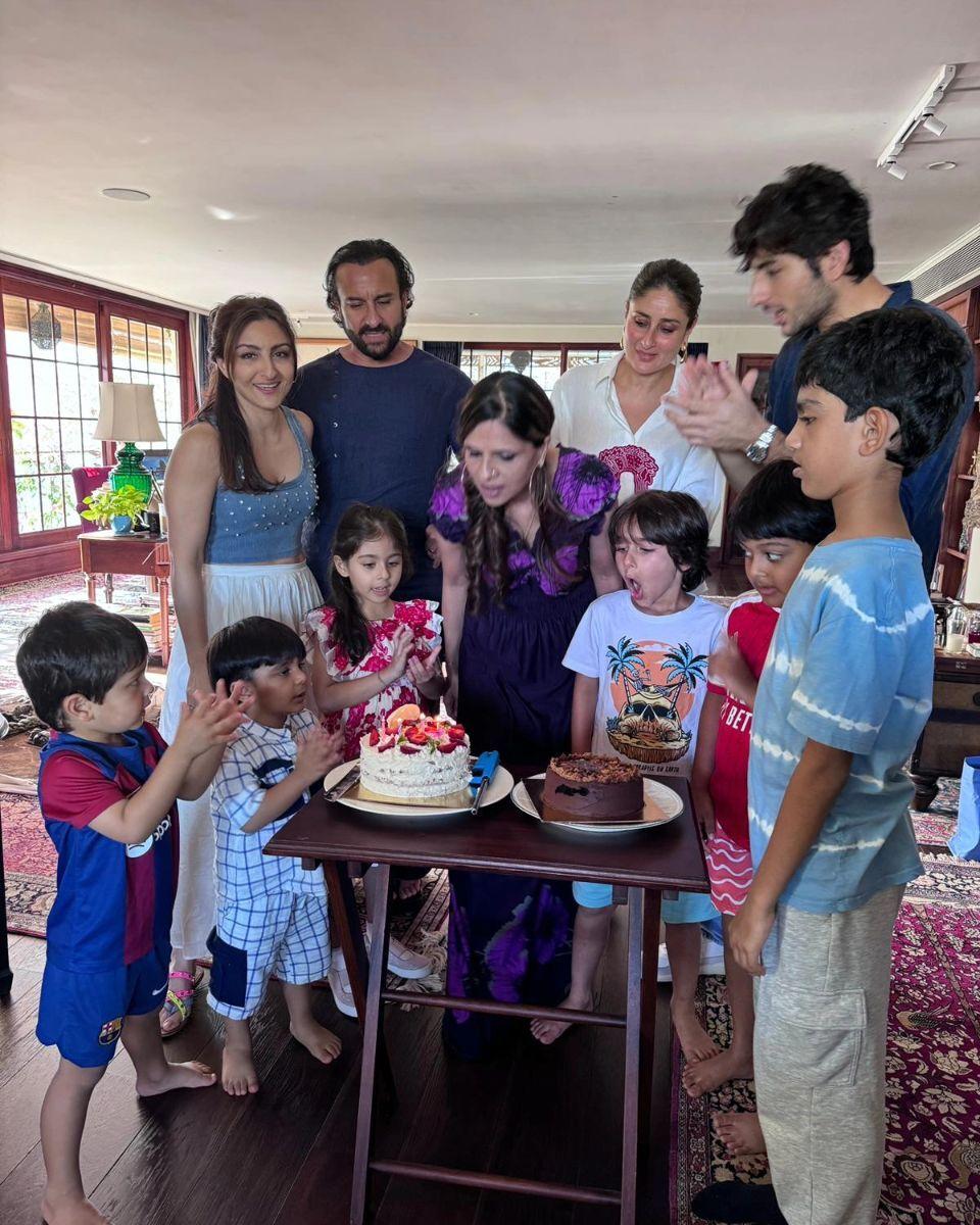 सबा पटौदी ने शेयर की हुई ये तस्वीरें इस समय सोशल मीडिया पर तेजी से वायरल हो रही हैं. 