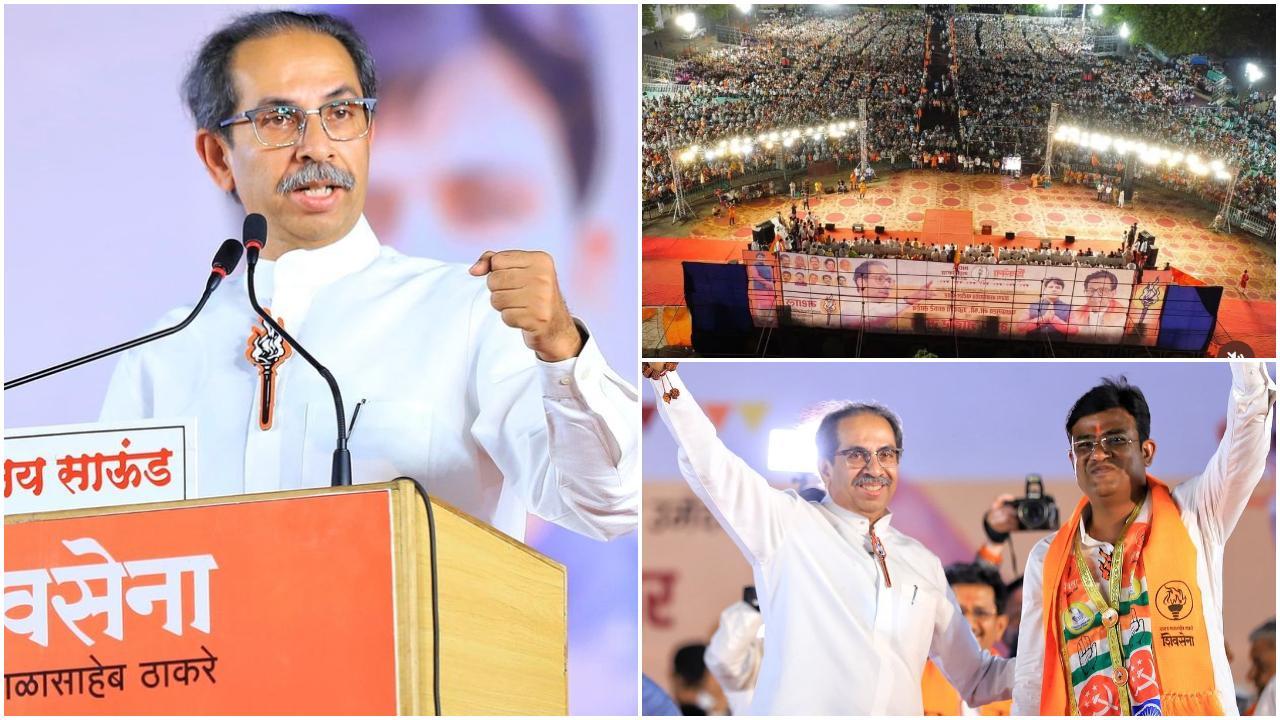 उद्धव ठाकरे ने कहा, `सभी देशभक्तों ने अपने हाथों में मशाल ले ली है और अब लोग दिल्ली की तानाशाही को जलाने के लिए तैयार हैं` (Pics:X)