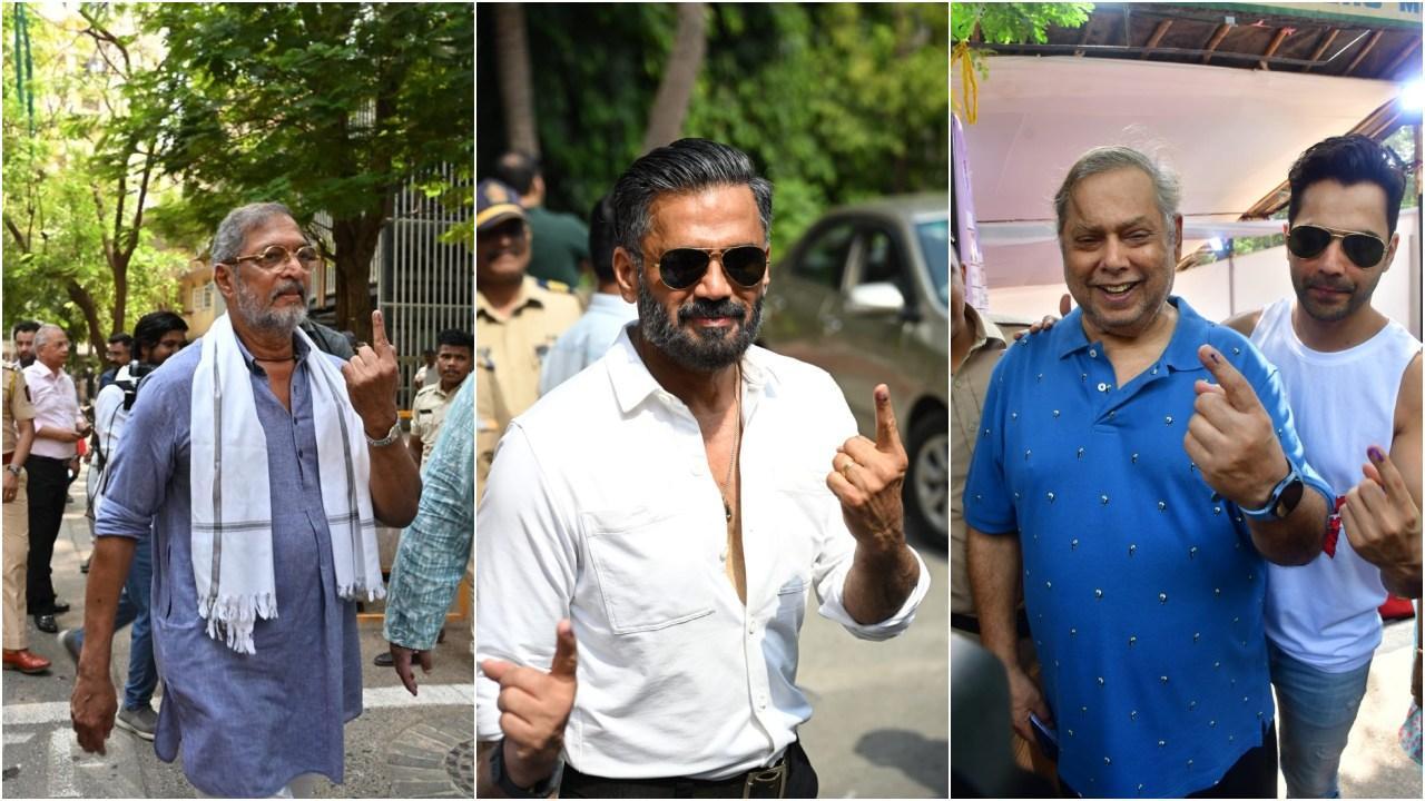 इन बॉलीवुड सितारों ने किया मतदान. (सभी तस्वीरें/पल्लव पालीवाल और योगेन शाह)