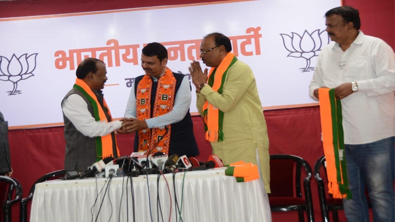 बीजेपी में शामिल हुए सांसद राजेंद्र गावित. (फोटो/सैय्यद समीर आबेदी)