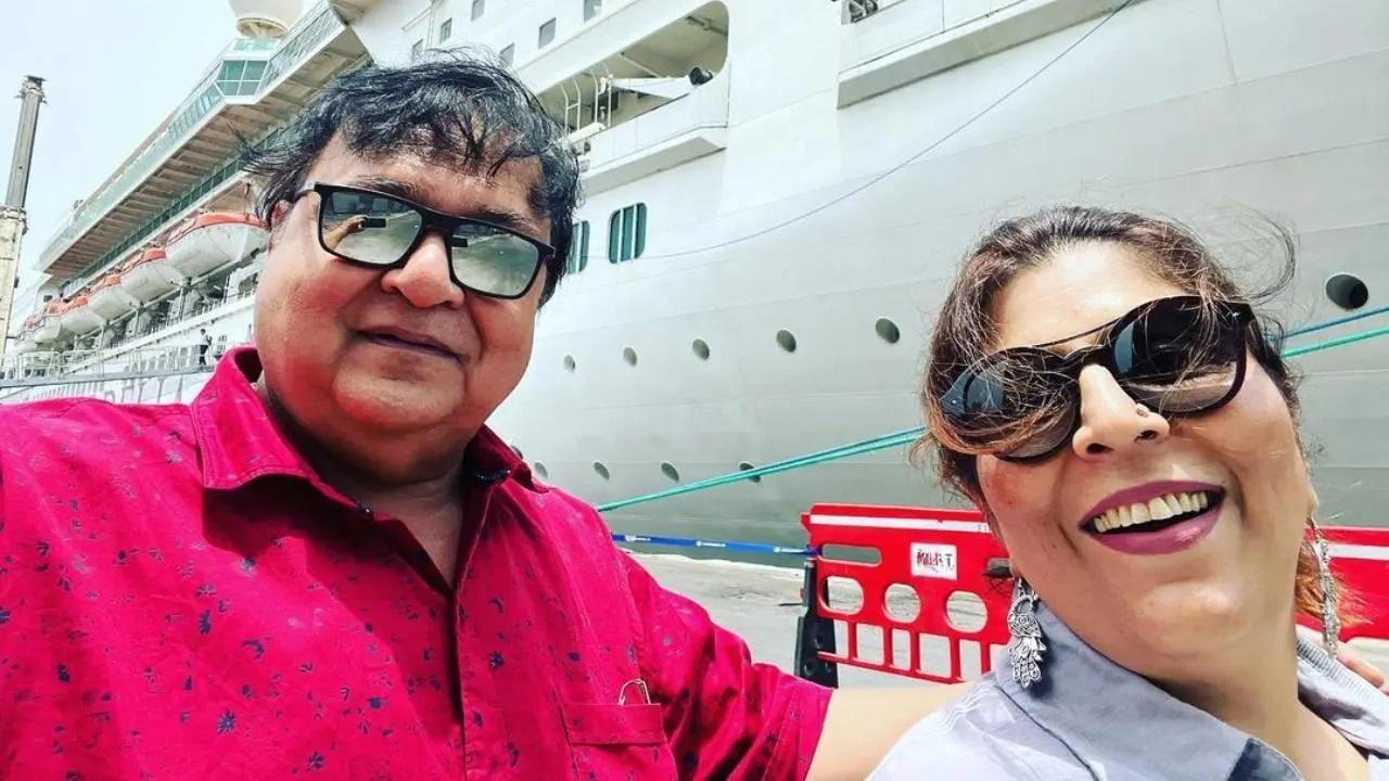 पत्नी के साथ राकेश बेदी (फोटो/इंस्टाग्राम)