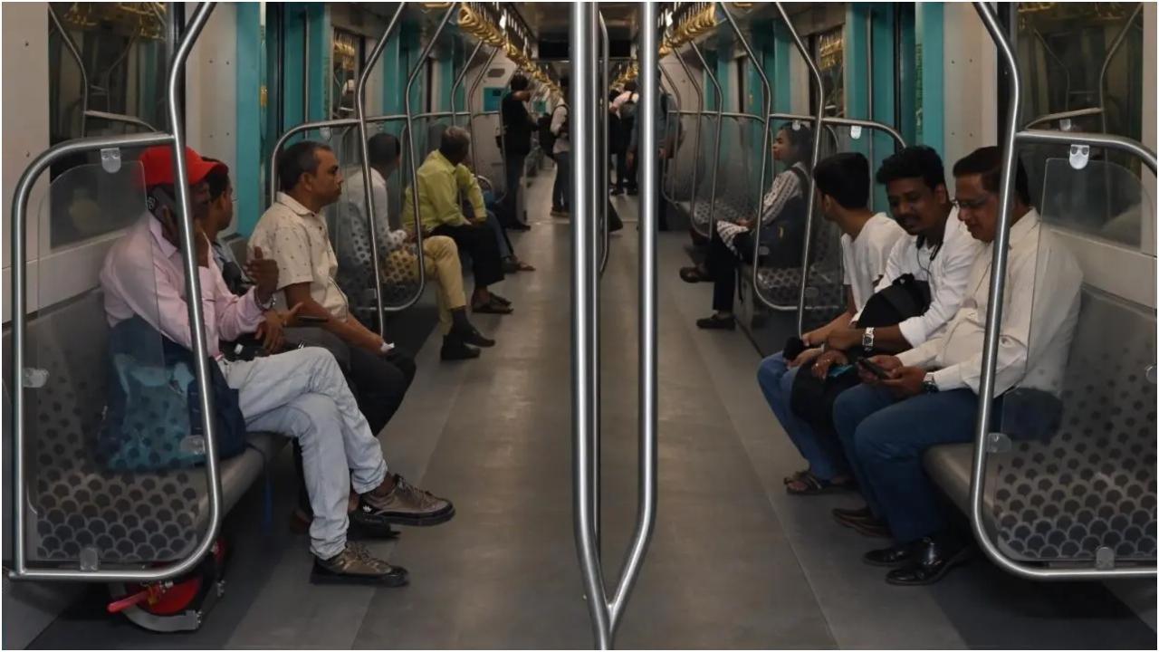 प्रतीकात्मक तस्वीर/X/@MumbaiMetro3