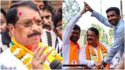 नामांकन भरने के दौरान शिवसेना के विधायक और एडवोकेट, वर्षा गायकवाड़ भी प्रमुख भूमिका में रहे, जो इस प्रक्रिया में शामिल थीं. Photos/Amol Gajanan Kirtikar instagram)