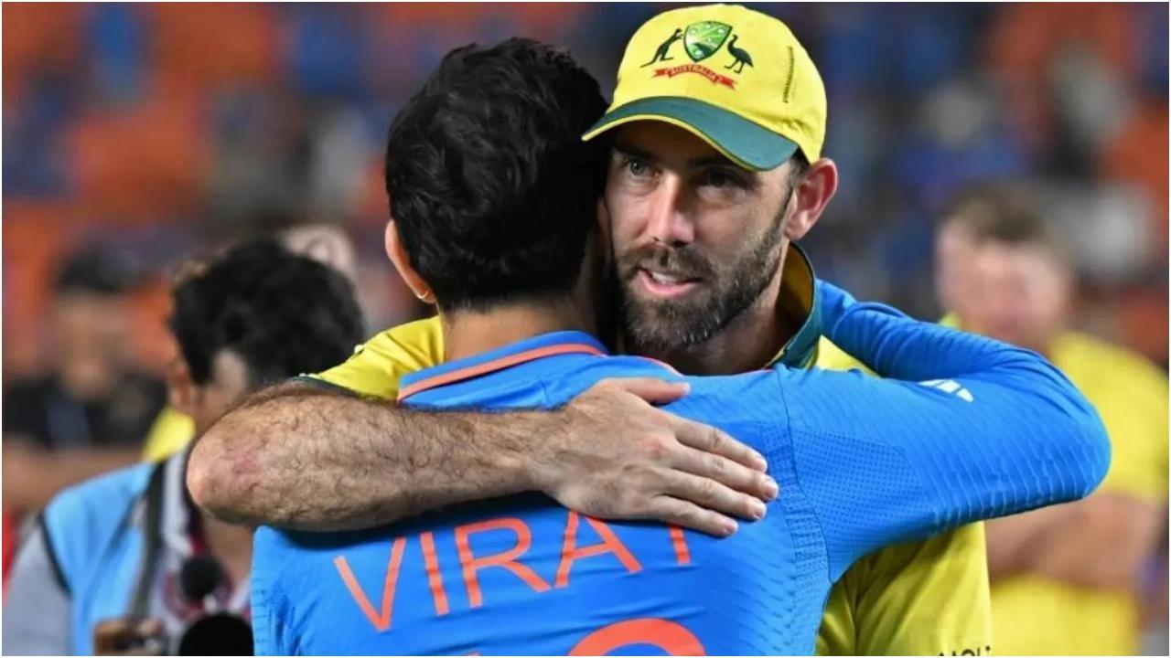 विराट कोहली, ग्लेन मैक्सवेल (तस्वीर: एएफपी)