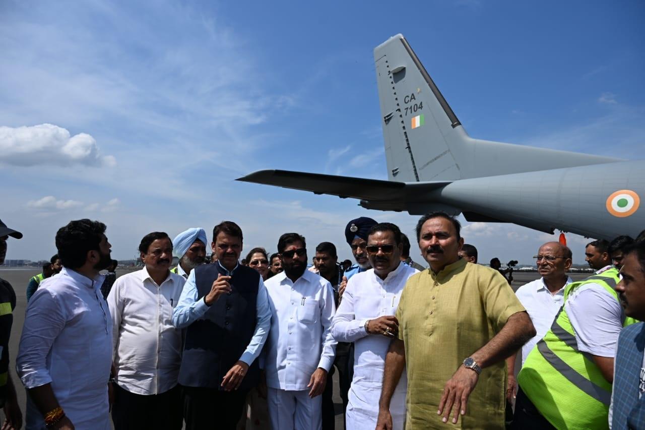 हालांकि, समय की अनुपलब्धता के कारण यह कार्यक्रम महागठबंधन सरकार के मुख्यमंत्री एकनाथ शिंदे और उपमुख्यमंत्री देवेंद्र फडणवीस की मौजूदगी में आयोजित किया गया. 