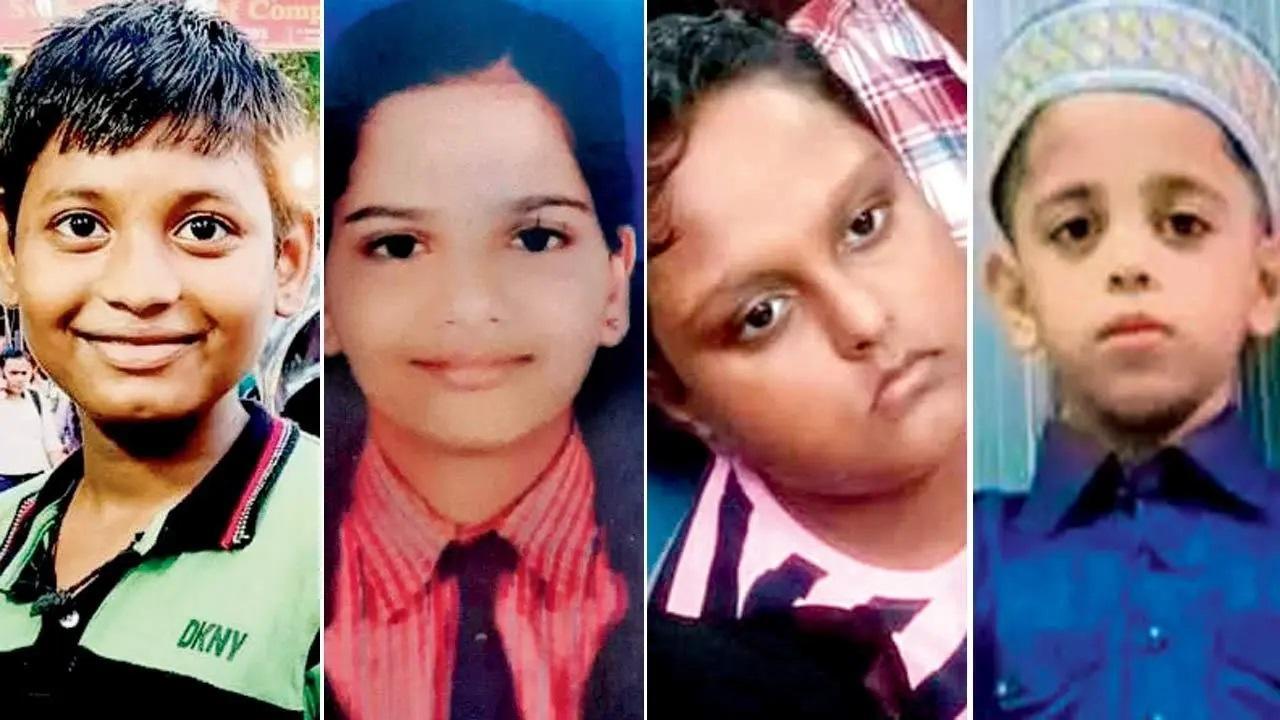 Vicky Kanojia, 12, Sept 20; Vinmayi More, 13, Oct 1; Mohammad Arbaz Shaikh, 12, Oct 7 and Hamid Sheikh, 9, Oct 8