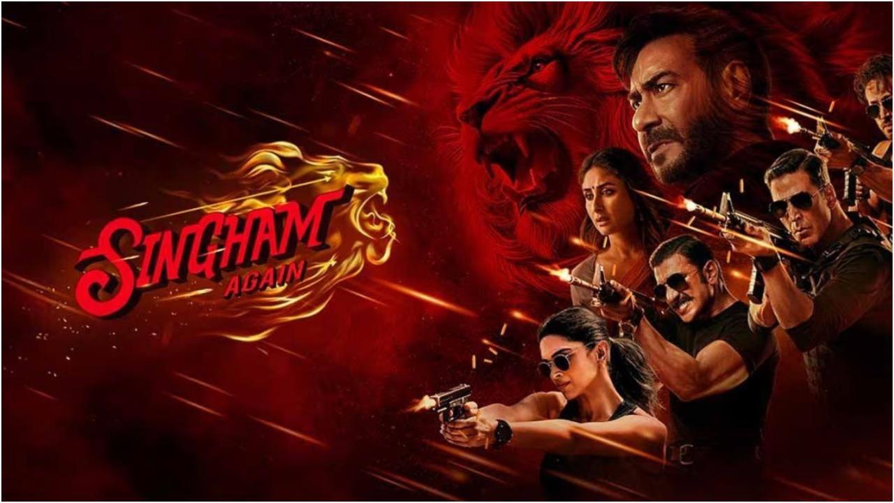 चित्र में: सिंघम अगेन पोस्टर